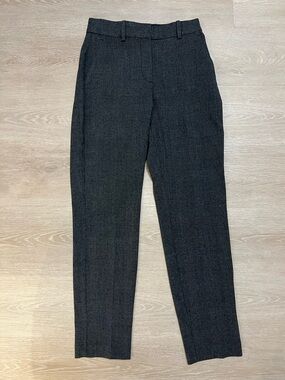 H&M Patterned Charcoal Dress Pants